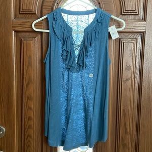 Loft Blue Tank Blouse